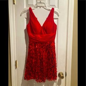 Red sequins Glam Gurls dress sz 4 $40
